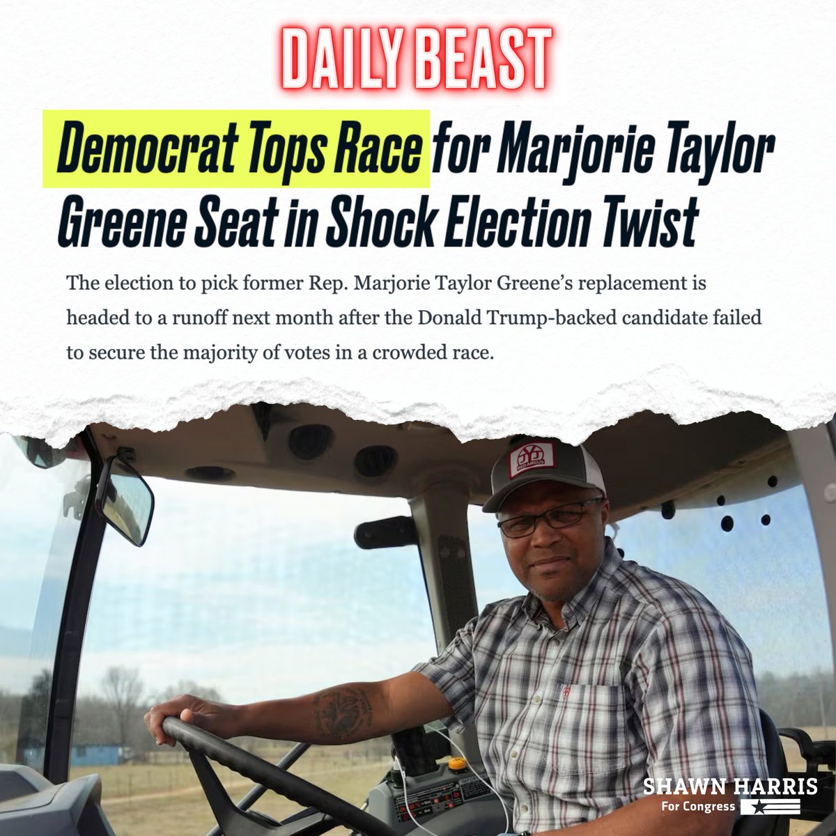 Shawn Harris for Congress tweet media