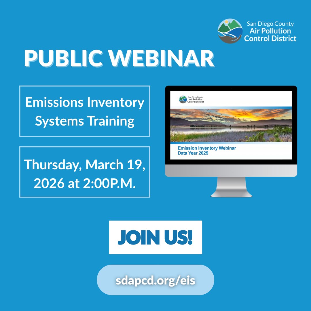 San Diego County Air Pollution Control District tweet media