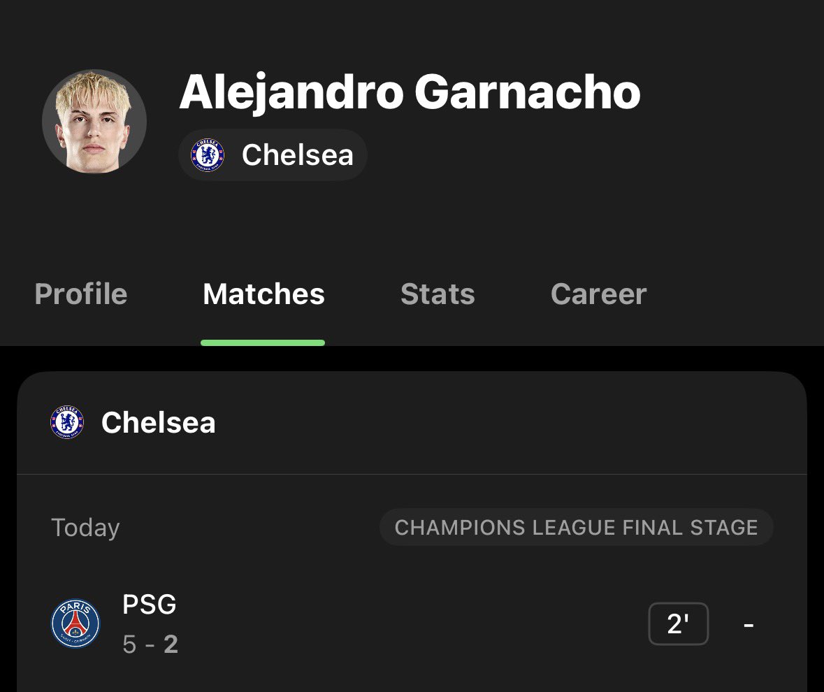 AbsoluteBruno's tweet photo. “Chelsea or I stay here and don't play football for 6-12 months.” https://t.co/M1mMX2dtj1