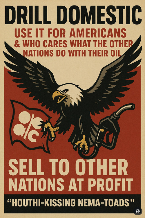 rogueLDSpriest's tweet image. We have More Oil Under our own Feet than they care to Admit

It's the Deep State that's made Drilling Domestic Oil, Harder

Their Plan was to Force the Public to Buy Foreign Oil to  Deplete Foreign Wells, as we Keep our Domestic Reservoirs well stocked

#SecretCombinations