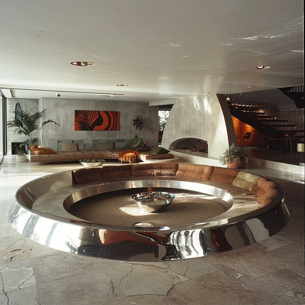 INTERIORBYHUT's tweet photo. Conversation pits by Juan Carlos Beltrán https://t.co/9DxWo7V6Or