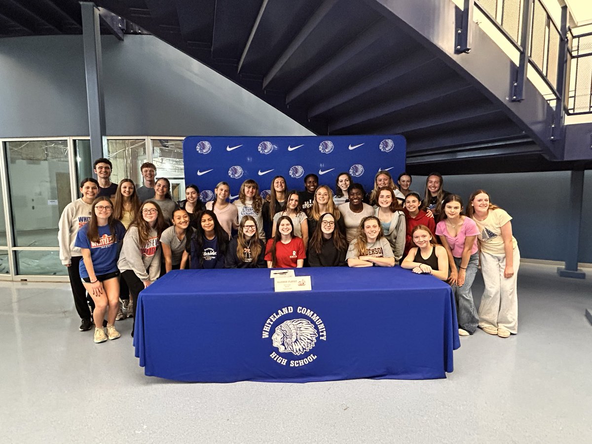 whitelandsports's tweet photo. Congratulations to Madison Fleury on her commitment to continue her academic and soccer/track career at the Rose-Hulman Institute of Technology! @DailyJournalNet @WhitelandGSocc @coachemerson_xc @RoseHulmanWSOC @RoseHulmanTF https://t.co/akh82it377