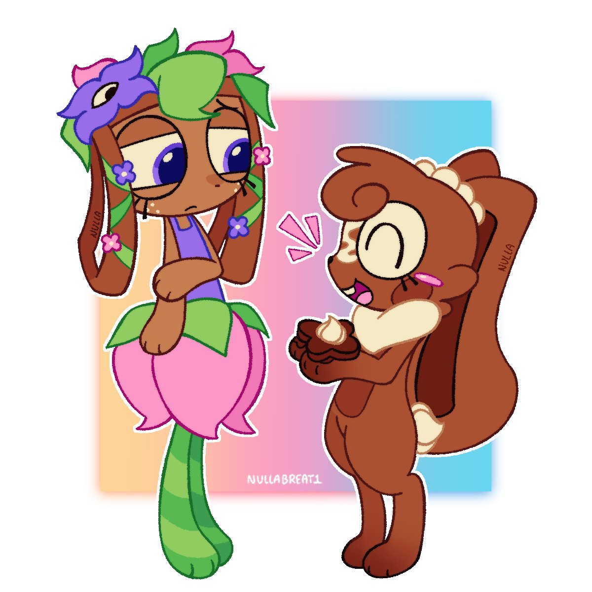 Nullabreat1's tweet photo. #DandysWorld Bassie And Cocoa https://t.co/E34WGKQH5x