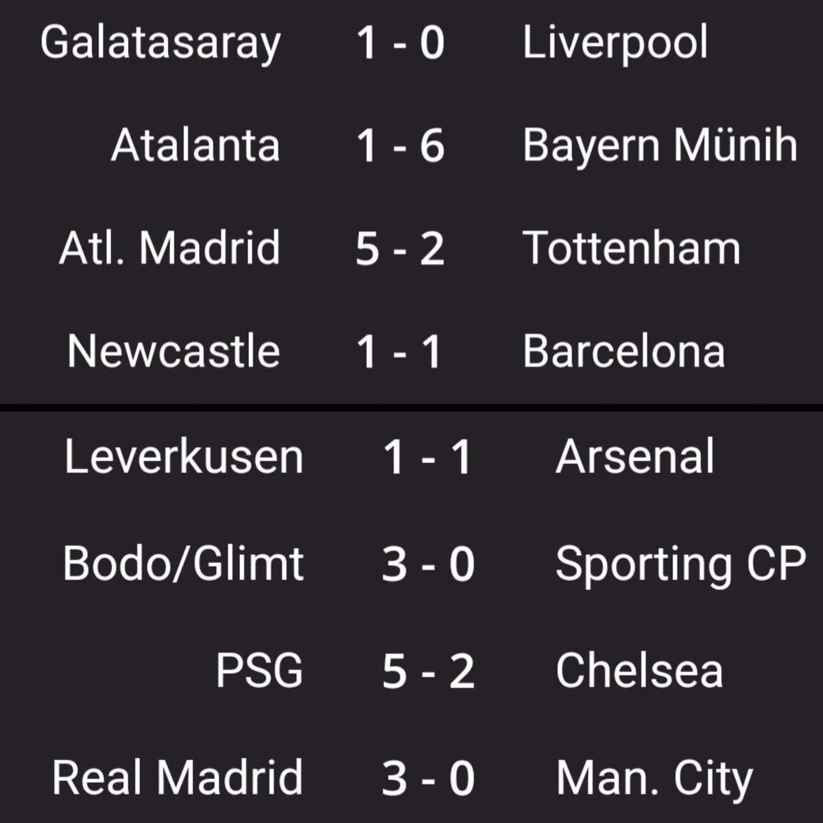 beratkanbero's tweet photo. Bu hafta oynanan şampiyonlar ligi maçlarında 6 İngiliz kulübünün de galibiyeti yok. #championsleaguedraw #ucl https://t.co/VC7KZfg1ju