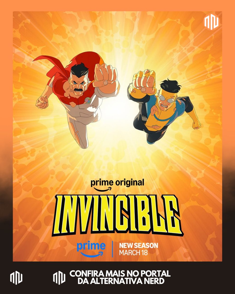 AlternativaNerd's tweet image. 🚨 EITA! NOVO CARTAZ DE INVENCÍVEL SUGERE PARCERIA COM OMNI-MAN

👉 Mais detalhes no nosso portal!

#AlternativaNerd #invencivel #primevideo #animacao