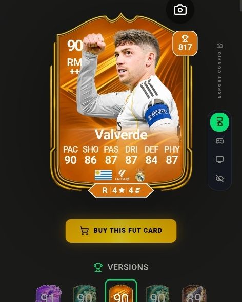 FC27FUT's tweet photo. Valverde is flying to the MOON ππ
What a performance!!!! ππ₯
Market is exploding β traders eating tonight ππ°
https://t.co/tGoGWk5G6U
#Valverde #FedericoValverde #RealMadrid #FC26 #FUT26 #UltimateTeam #FUTMarket #FUTTrading #FUTInvest #FUTCoins #FC26Trading #FUTCommunity #LaLiga #TOTW #RoadToGlory #FUTReveal