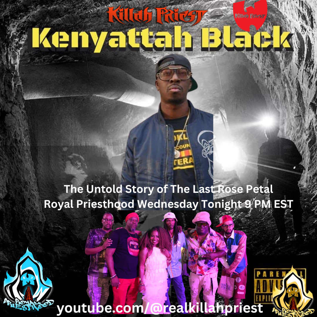 coachkandaka's tweet photo. Tonight  @KenyattahBlack x @KnowledgeBorn15 #KillahPriest Podcraft Royal Priesthood Wednesday! 

YouTube (Set the clock ⏰) 🔗 https://t.co/PoqMJaPTud https://t.co/dH7s1nCsgl