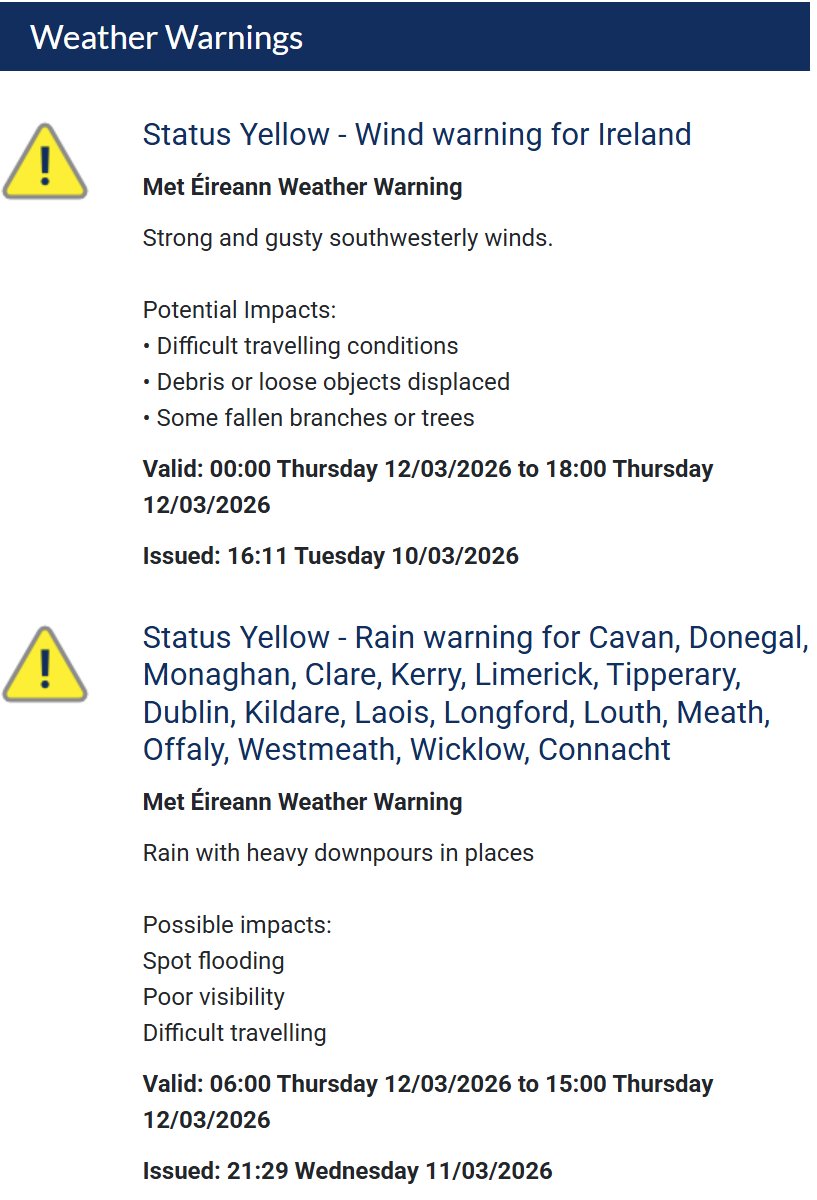 Met Éireann tweet media