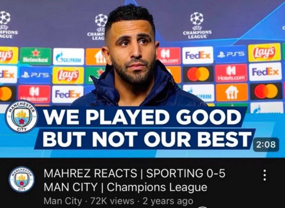 We used to have high standards