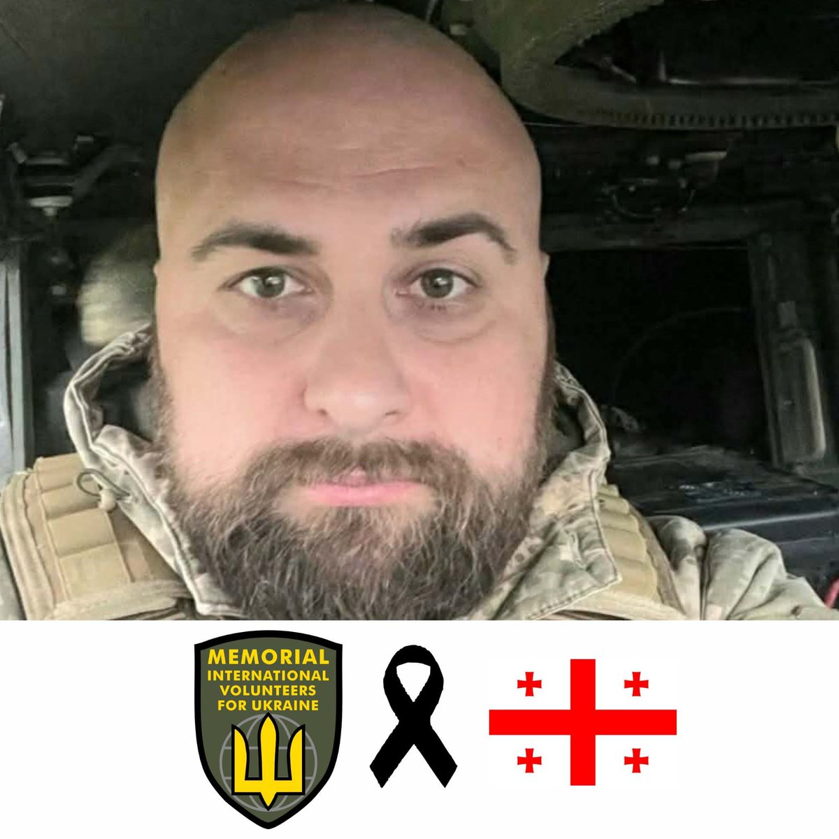 OlenaRohoza's tweet photo. 🇺🇦😭🫂

Our Beloved Georgian Brother David Dzikidze, who had been serving in Ukraine as a Volunteer succumbed on the Battlefield.

Honor, Glory and Gratitude To Our Brother. https://t.co/N05A9zrYTq