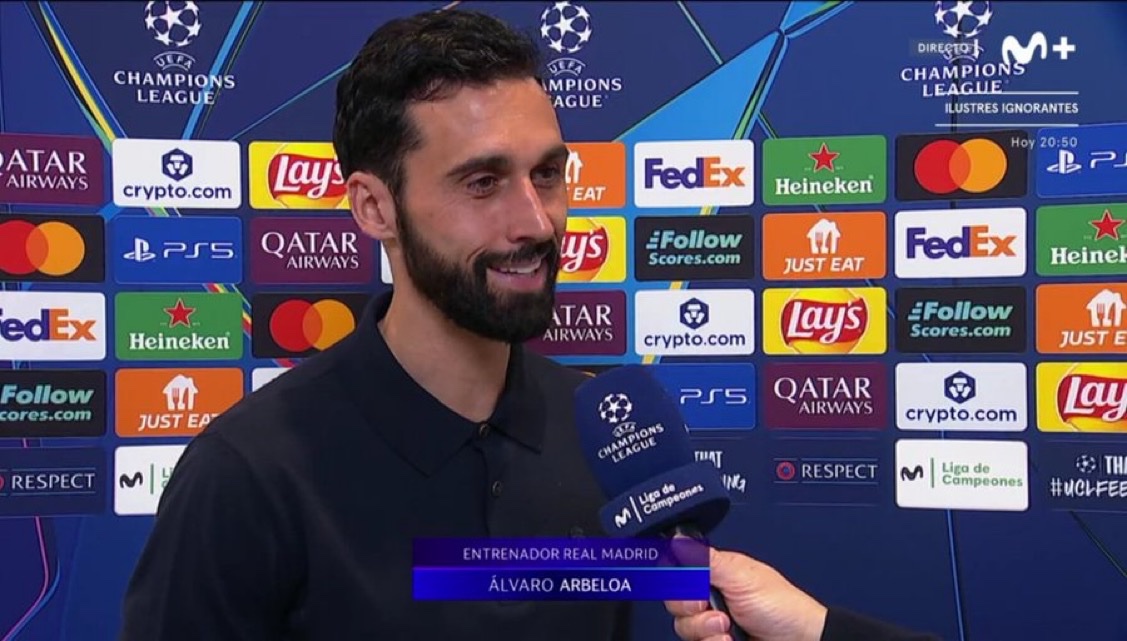 🚨 Journalist: "Alvaro, did things go better than you expected?"

🚨 Alvaro Arbeloa: "Actually, it went better than YOU expected."