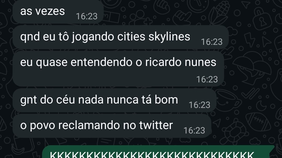 Eu quase entendo o Ricardo Nunes