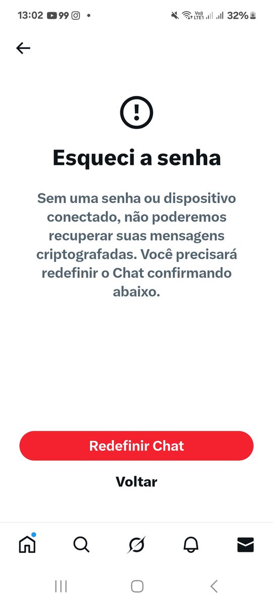 BrumaCarlos's tweet photo. Minha conta do X foi invadida, consegui recuperar  mas não consigo acessar a DM (Chat). Coloquei a senha  e a informação é de erro! E me obriga a redefinir o chat, sendo que nas outras contas a senha entrou, apenas na que foi invadida está com esse problema. Me ajuda aí @X 
#x https://t.co/vpIbVOsYQL