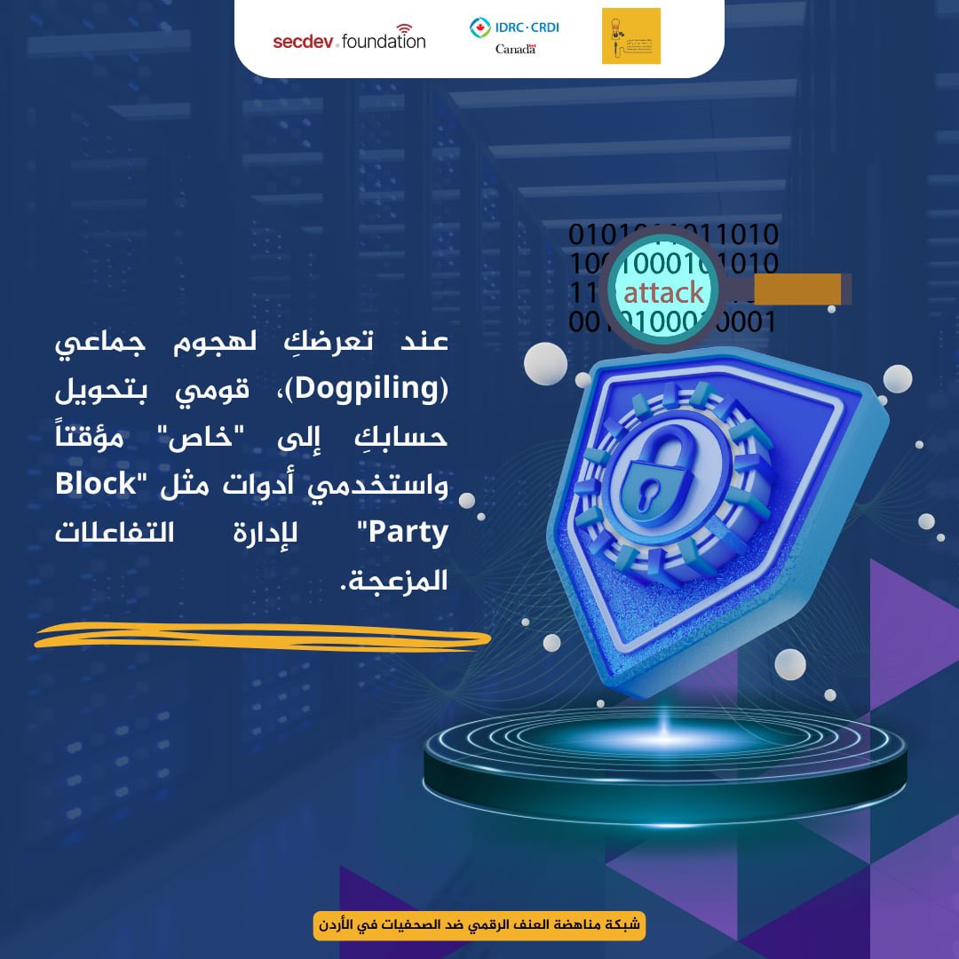 شبكة مناهضة العنف الرقمي ضد الصحفيات في الأردن tweet media