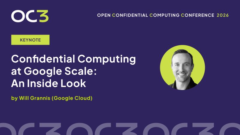 GrannisWill's tweet photo. Excited to join my first Open Confidential Computing Conference tomorrow, March 12th.

If you want to catch the talk, head over to https://t.co/FSduj0XeZe to register. 

The full agenda is here: https://t.co/3HIctgRJKl

I’ll be sharing a behind the scenes look into how we use Confidential Computing @Google scale to protect internal workloads and securely accelerate AI innovation. Whether we are hardening our own infrastructure or shielding IP, we rely on these tools to move fast without compromising security.

Strategically, we also use Google as a testing ground for the infrastructure, services and products we deliver via @googlecloud. So the same technology proven at web-scale is ready and available for all of you. 

From secure data collaboration to ensuring privacy for GenAI, we’ll dive into what it takes to build a trusted foundation for the future.

See you there!