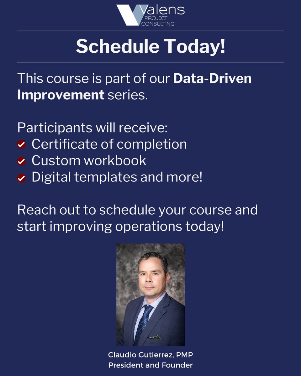 Valens Project Consulting (Operational Efficiency) tweet media