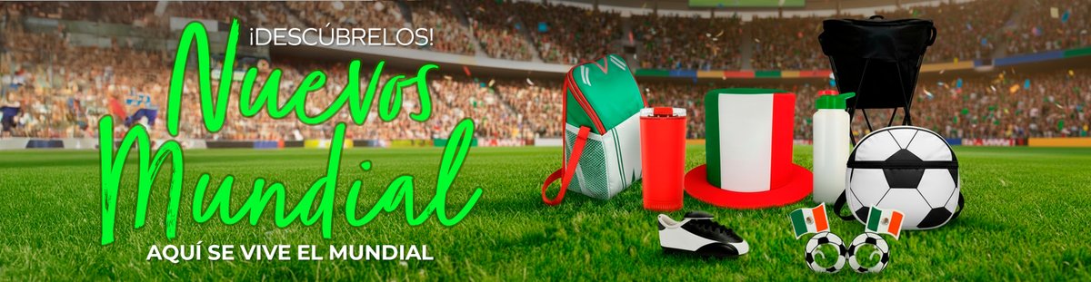 GCpromosmx's tweet photo. ¡Llegó la fiebre del Mundial!
Ya tenemos disponibles los nuevos artículos para vivir cada partido al máximo:
Consigue el tuyo antes de que se agoten.
Contáctenos y haz que tu marca viaje a todas partes.
https://t.co/2c2GNOOKdE
https://t.co/yrZ5TyKzAy https://t.co/PZZxesbdKt