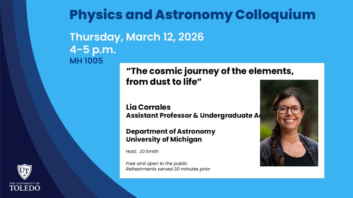 University of Toledo Astronomy & Astrophysics tweet media