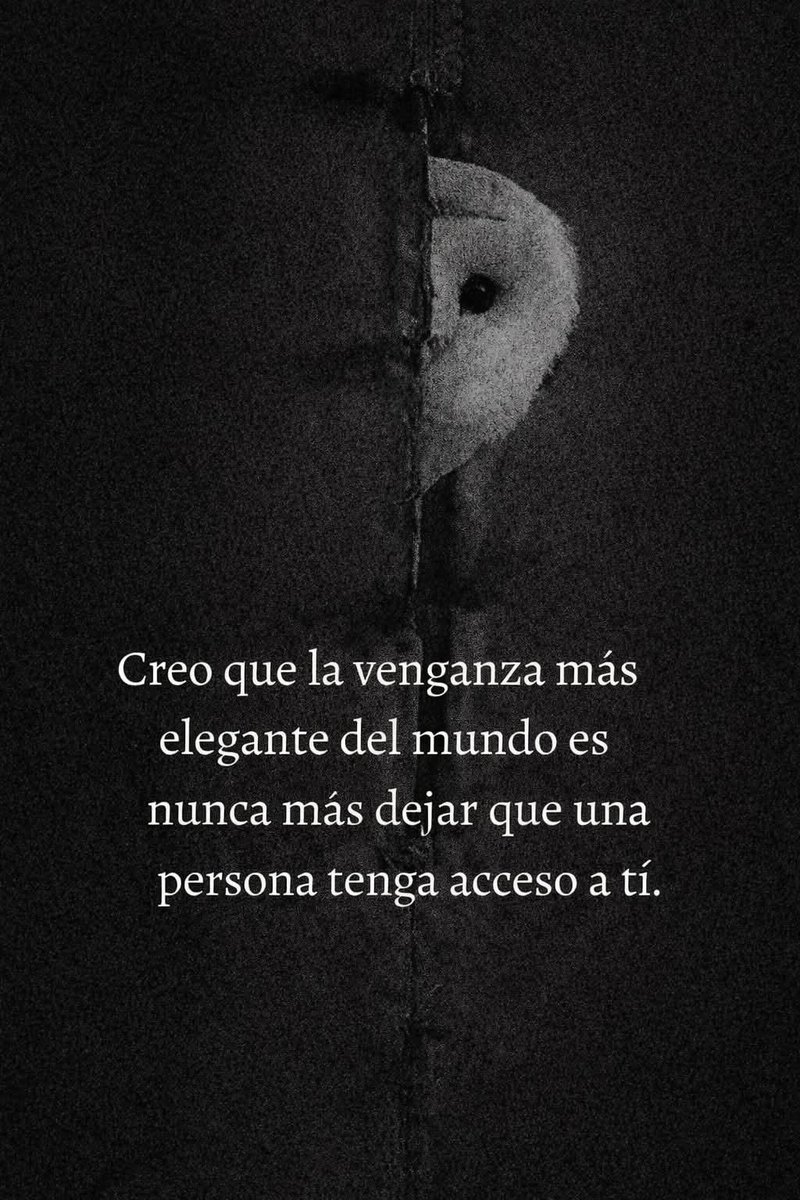 A veces creemos que la venganza consiste en devolver el daño, en decir lo que nos hirió o en demostrar que también sabemos lastimar. Pero con el tiempo uno descubre algo distinto: la forma más silenciosa y poderosa de cerrar una herida es simplemente cerrar la puerta.