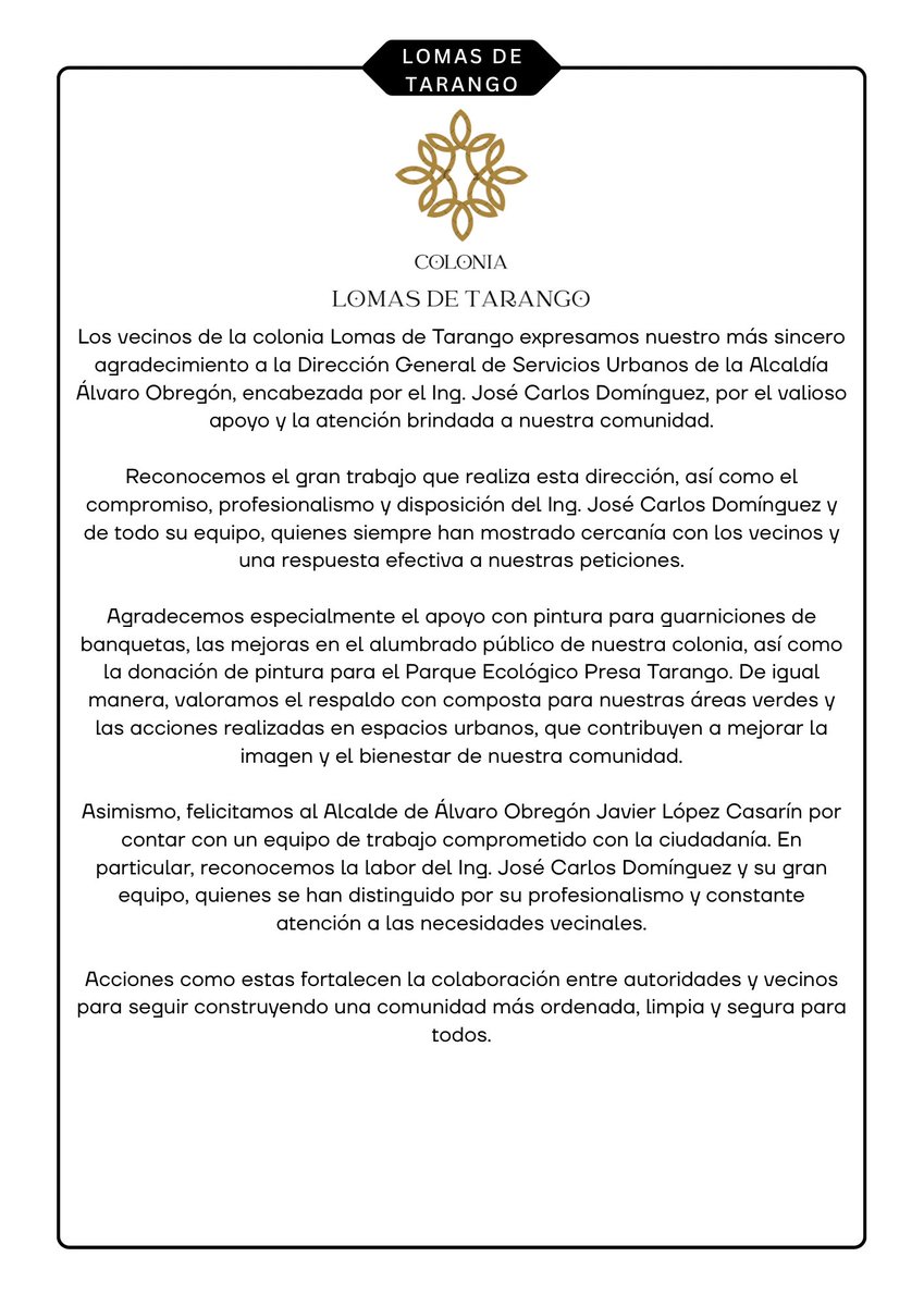 Enlace Lomas de Tarango tweet media