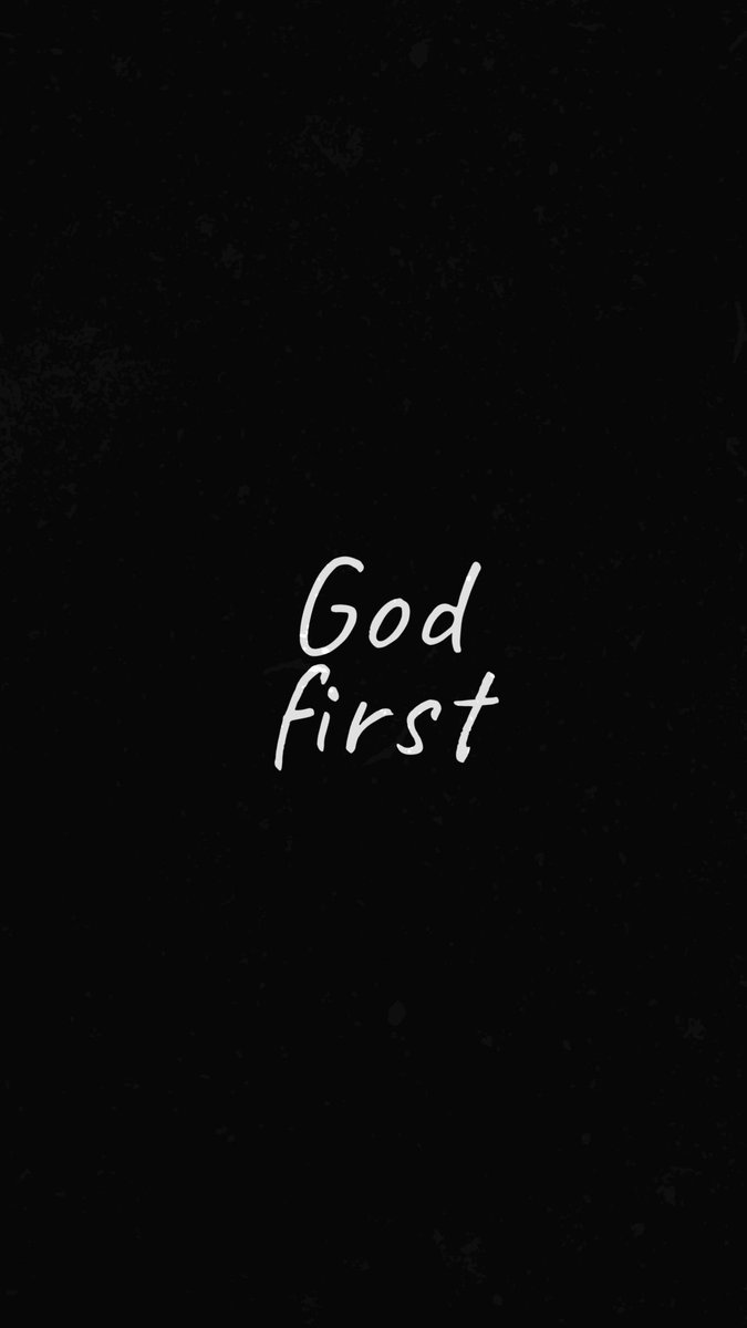 God first.