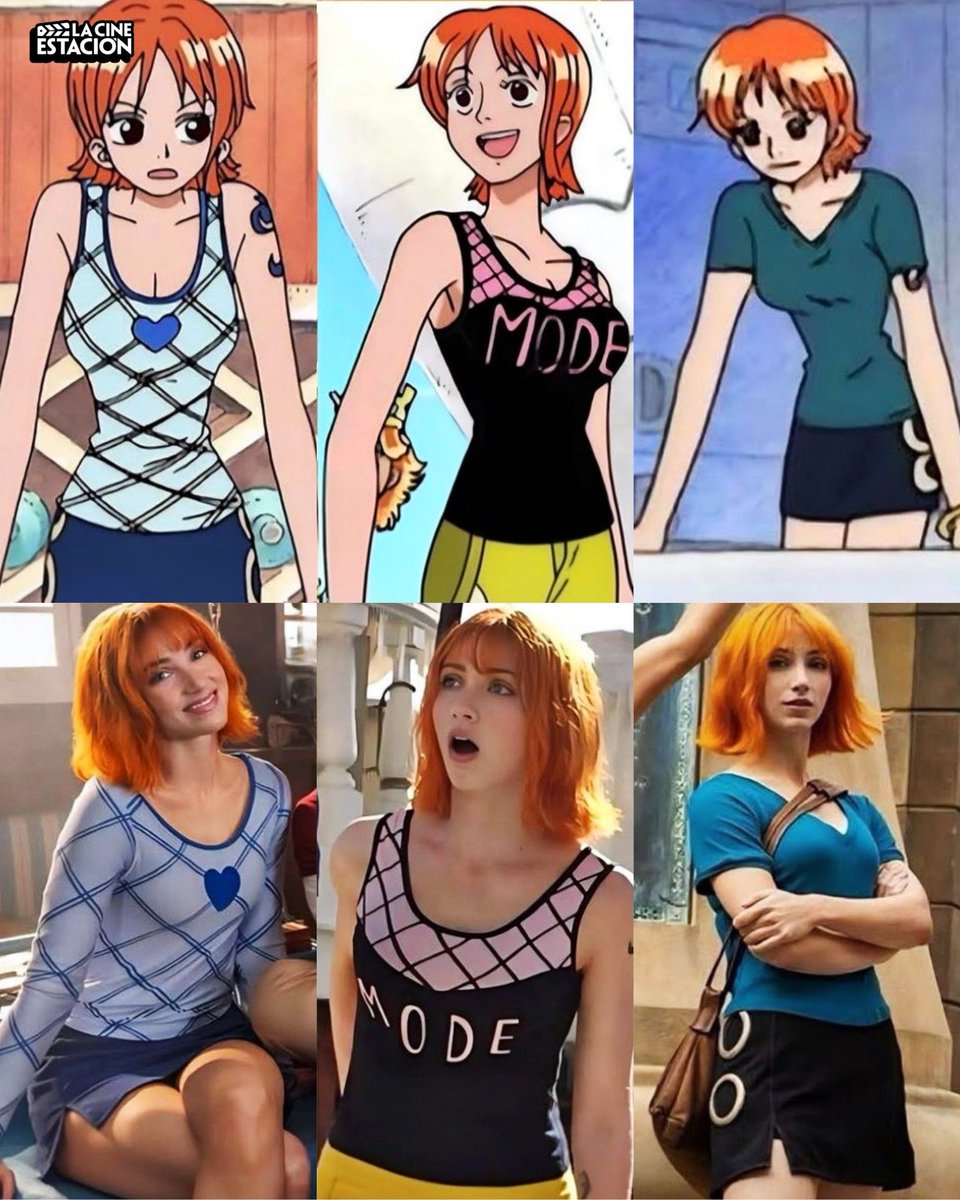 Eles replicaram fielmente os visuais da Nami.