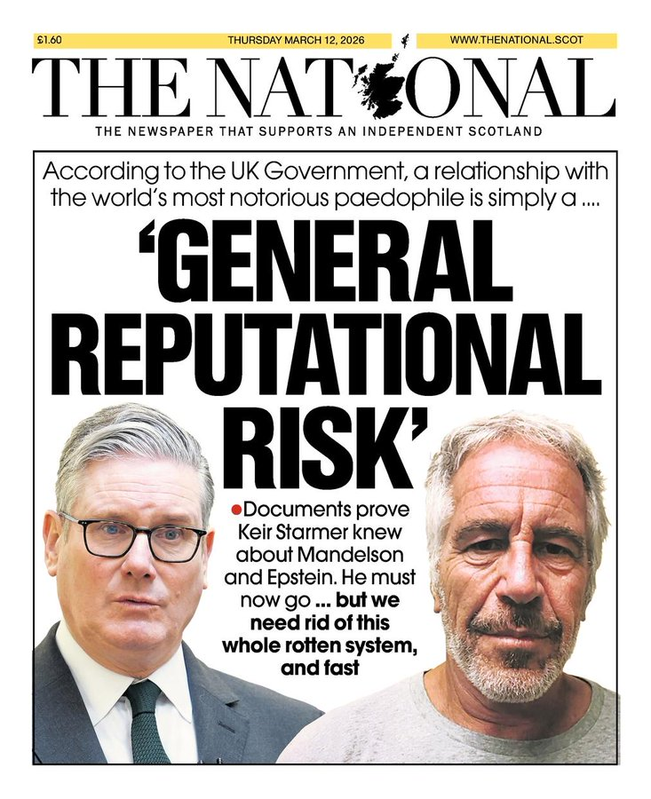 brawday's tweet image. #scotland front page #TheWrap