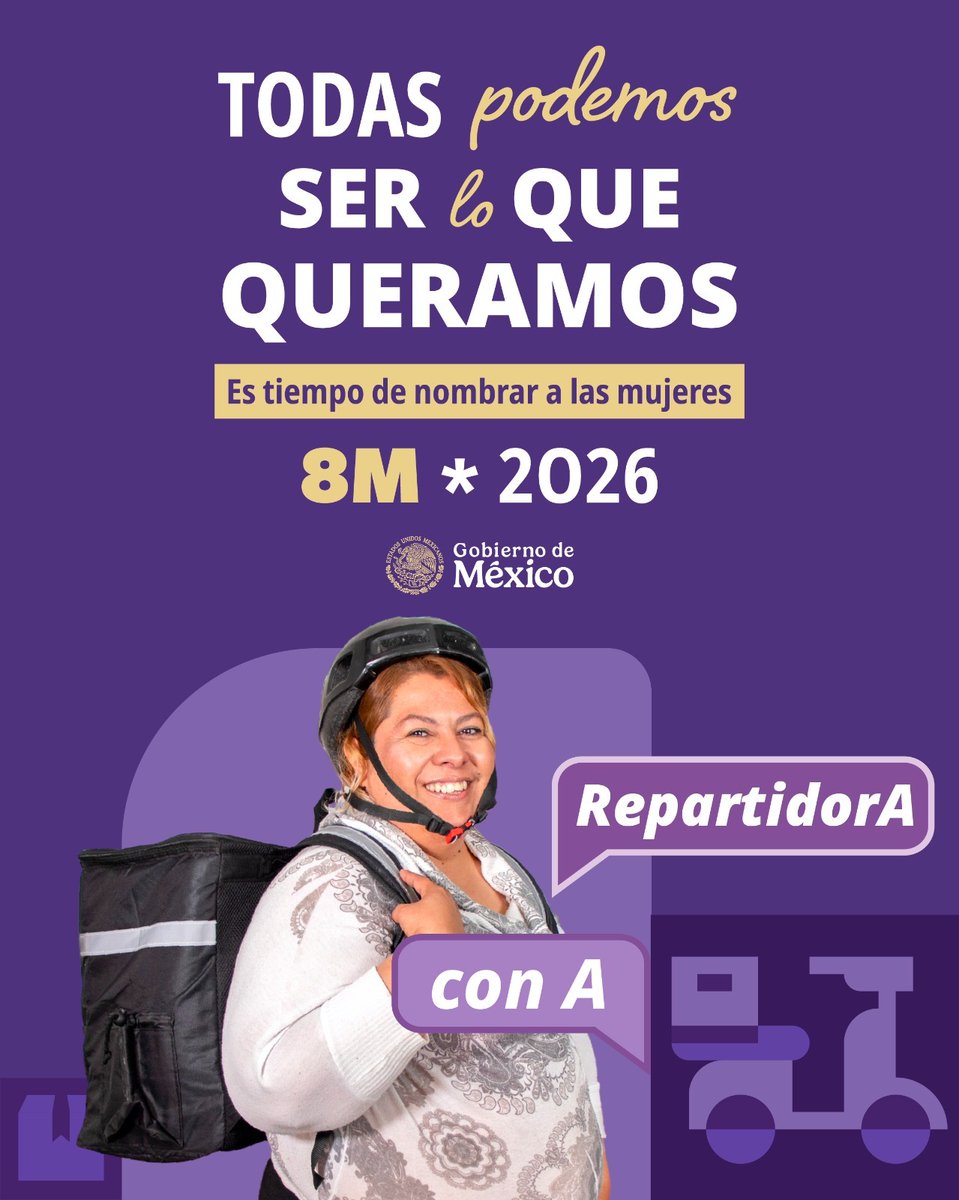 COESPO_Edomex's tweet photo. ¡Moviendo al #EdoMéx entrega tras entrega! 🛵
Nombramos con orgullo a la #RepartidorA, pieza clave en la economía de nuestro Estado. 
Junto a la Gobernadora @delfinagomeza, reconocemos su esfuerzo diario. 
En México, es tiempo de nombrar a las mujeres.
#SerLoQueQueramos  #ConA https://t.co/Dd3PPQ9mr1