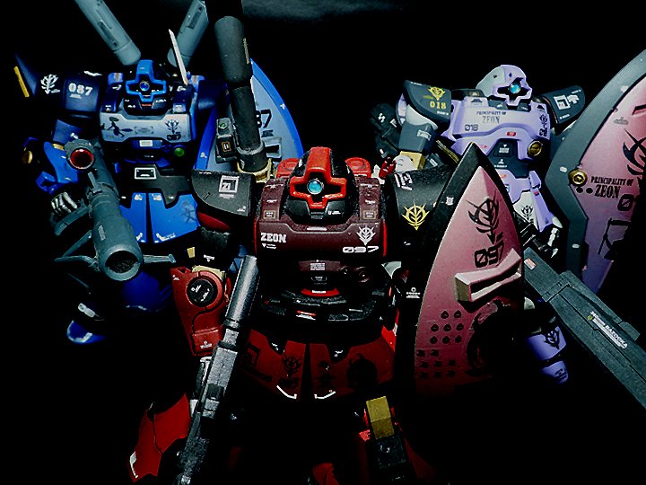 おはようございますの朝からドムじゃんね (⁠≧⁠▽⁠≦⁠)ノ

#これを見た人はトリオを貼れ
#トリプルドム
#あなたのトリオ写真を見せてください 
#みんなの３機編成がみたい
#ジオン公国軍あつまれ