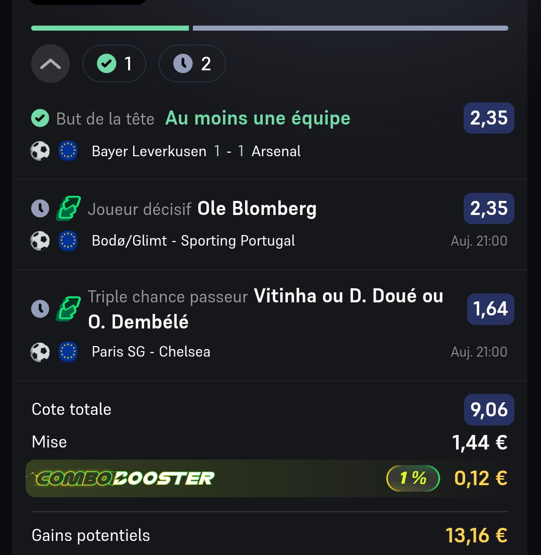 RiolWit's tweet photo. Yo @WinamaxSport normal d avoir annulé la triple chance passeur Doué / Dembelé / vitinha avec votre garantie remplaçant ??? https://t.co/WNUnyC9k0B
