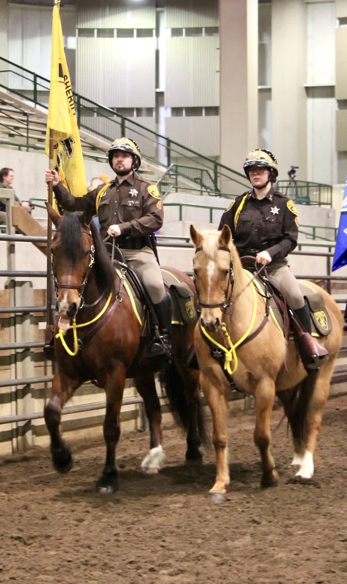 oaklandsheriff's tweet image. Sheriff Bouchard is very proud of our mounted unit as they take first place, again!