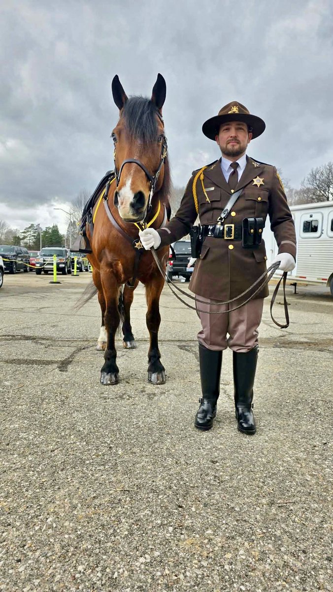 oaklandsheriff's tweet image. Sheriff Bouchard is very proud of our mounted unit as they take first place, again!