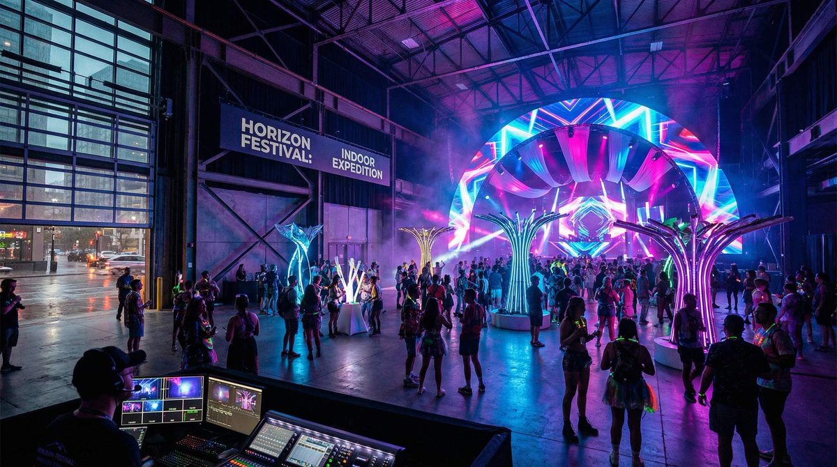 RobPiccirillo's tweet photo. 2026’s calling: holograms on stage, LED walls that breathe with the beat. Want your festival, conference, or corporate gig to feel alive? We rent the tech—projections, spatial audio, full immersion. Turn heads, wow crowds. Connect at: info@ShowProProductions.Com 
@ShowProAV https://t.co/tIhOrcCIAY