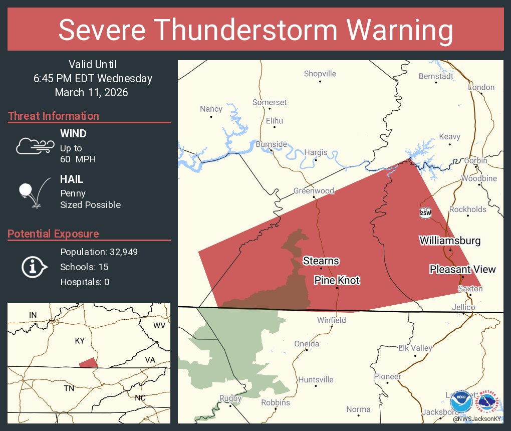 NWS Jackson KY tweet media