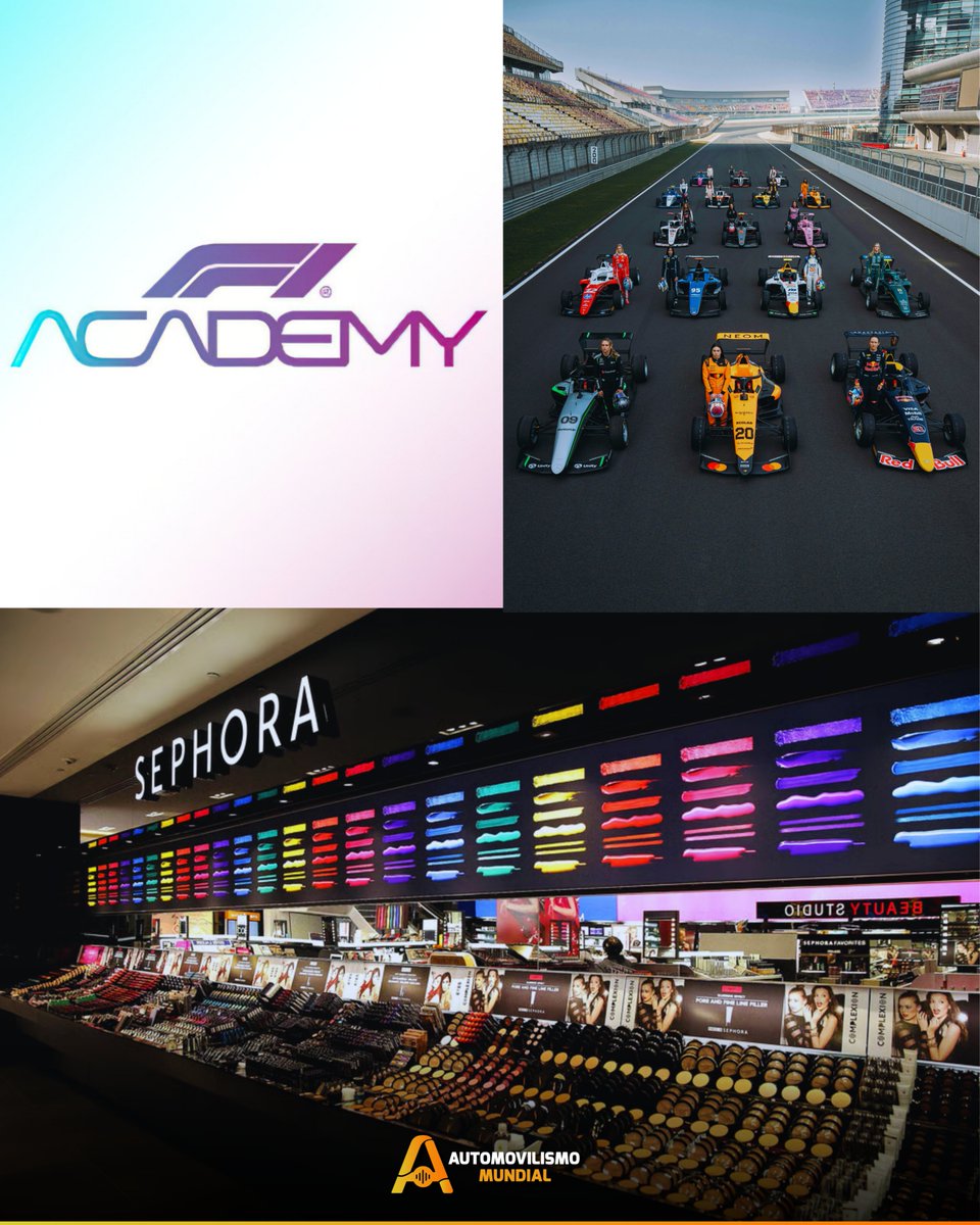 ¡¡ES EL PATROCINIO MÁS ÉPICO DE TODOS!! 🩷💄

SEPHORA (Marca de belleza) es nuevo patrocinador de LA F1 ACADEMY. El acuerdo incluye:

▶️ESPACIOS DE MAQUILLAJE en el PADDOCK para cualquier persona durante 18 CARRERAS.
▶️SUSIE WOLFF dijo que esto rompe CUALQUIER ESTEREOTIPO y que