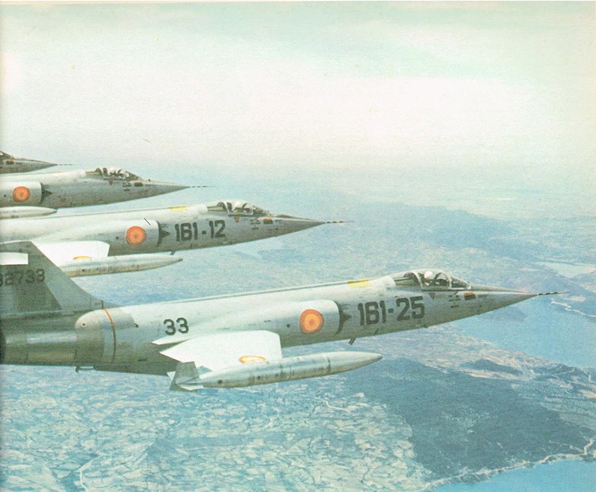 Spanish Air Force Lockheed F-104 Starfighters