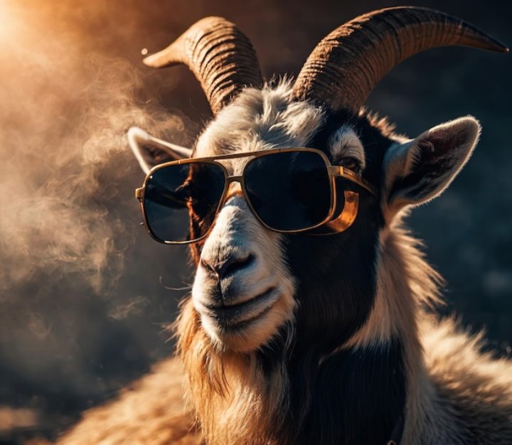 Reality check: I am not the #GOAT but I AM a Goat, born December 25th and a proud Capricorn (for whatever that's worth, lol)