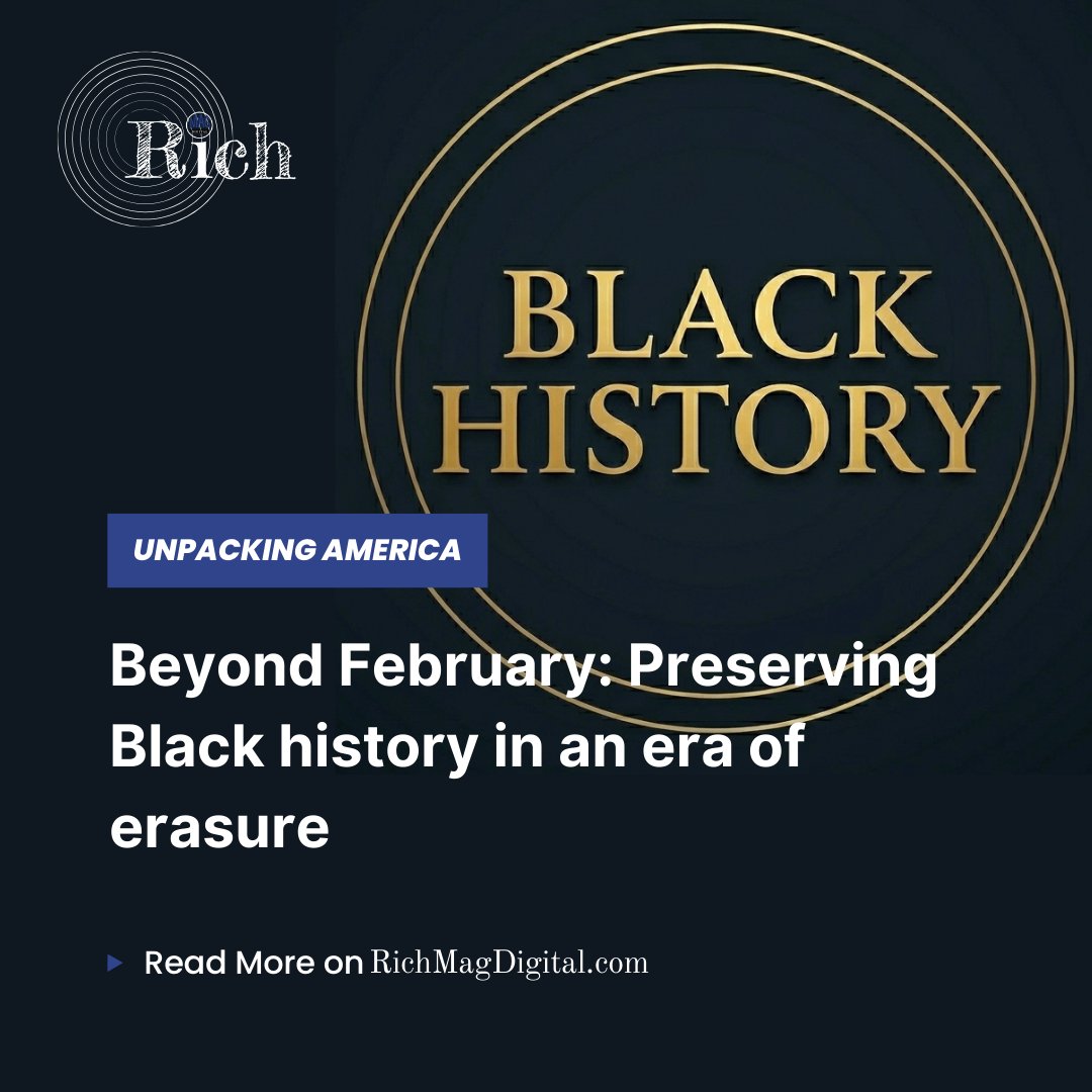RichMagDigital's tweet photo. Black history is being challenged, erased, and minimized. Why it matters right now - https://t.co/YJwLHC4CnD https://t.co/QqNIMPV4VS