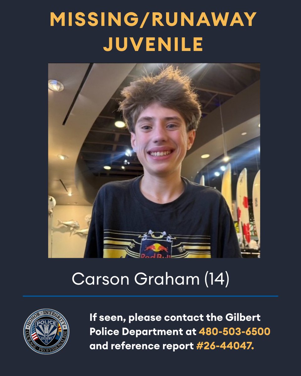 Gilbert Police Dept. tweet media