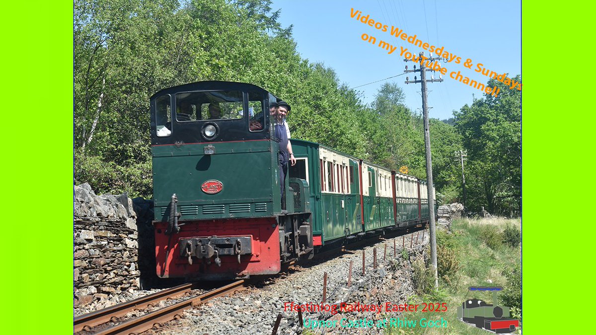 Ffestiniog Railway Easter 2025: Upnor Castle at Rhiw Goch. Check it out youtu.be/SHLMrYRpivU Thanks! <a href="/festrail/">Ffestiniog & Welsh Highland Railways</a>