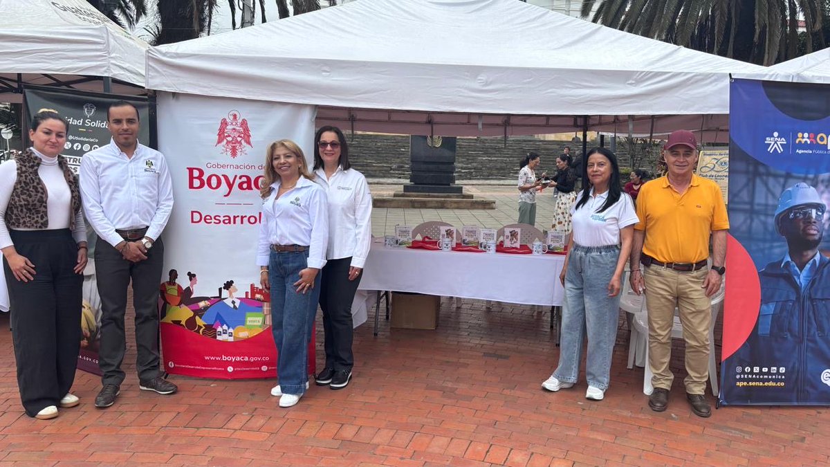 Hoy en Guateque participamos en el Encuentro de Oportunidades para el Trabajo Decente, acercando programas y servicios a emprendedores, empresarios y comunidad.

Seguimos articulando esfuerzos para impulsar empleo y desarrollo en nuestra #BoyacáGrande 💚💜🤍.