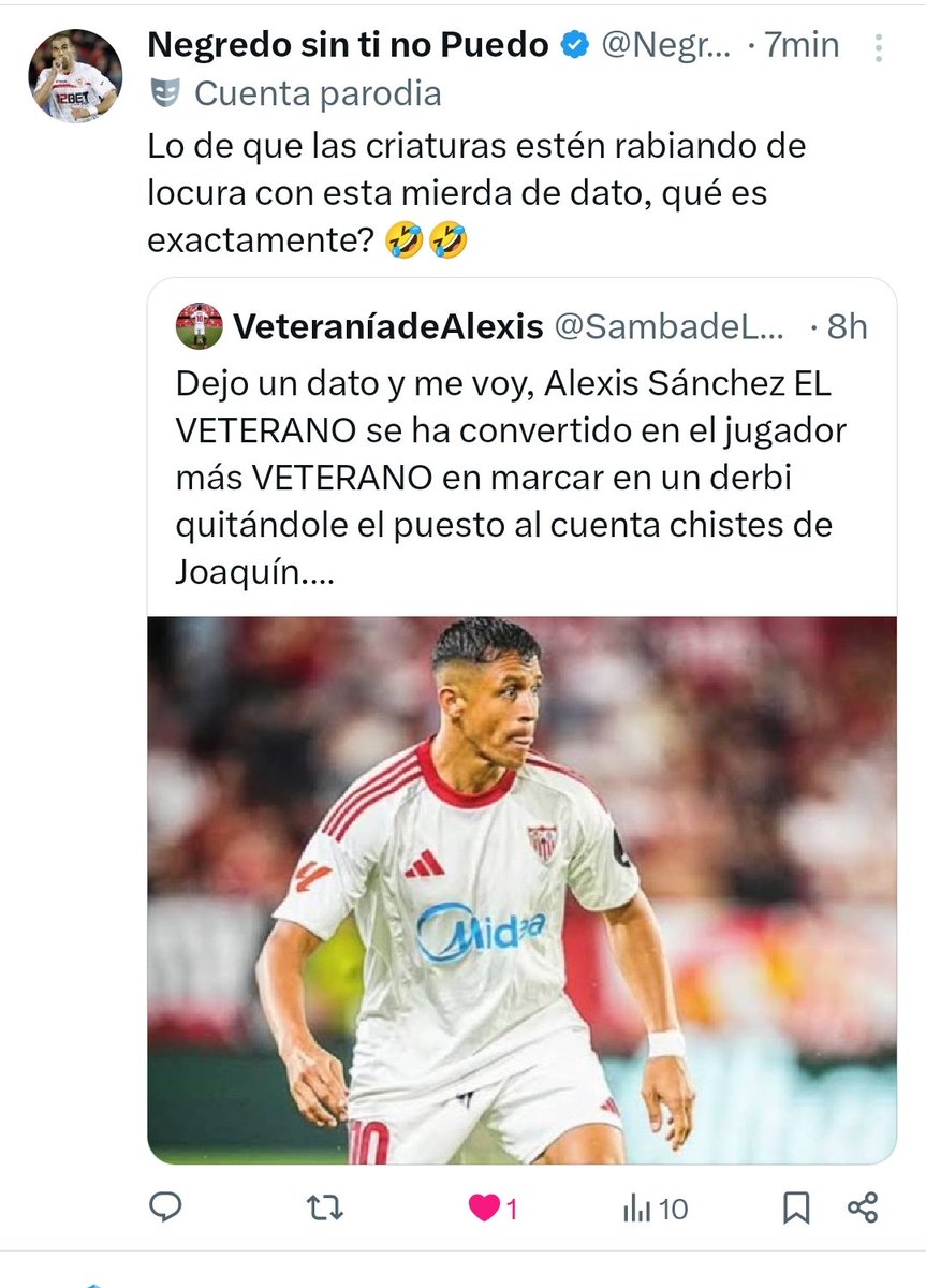 SambadeLokonga's tweet photo. Imagínate si nos ponemos ya a hablar del gol de Don Isaac romero en el 85 haciendo q otra vez más como de costumbre no puedan ganarnos @NegredoNoPuedo 😂😂😂😂 https://t.co/V326X1cSda