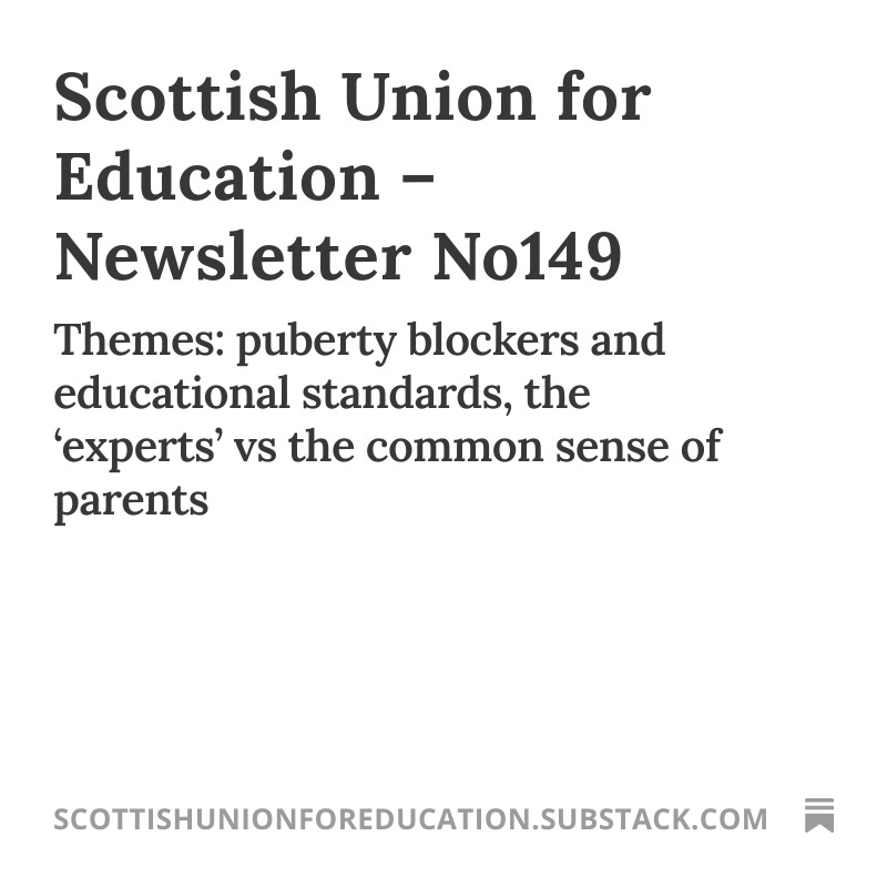 Scottish Union for Education (SUE) tweet media