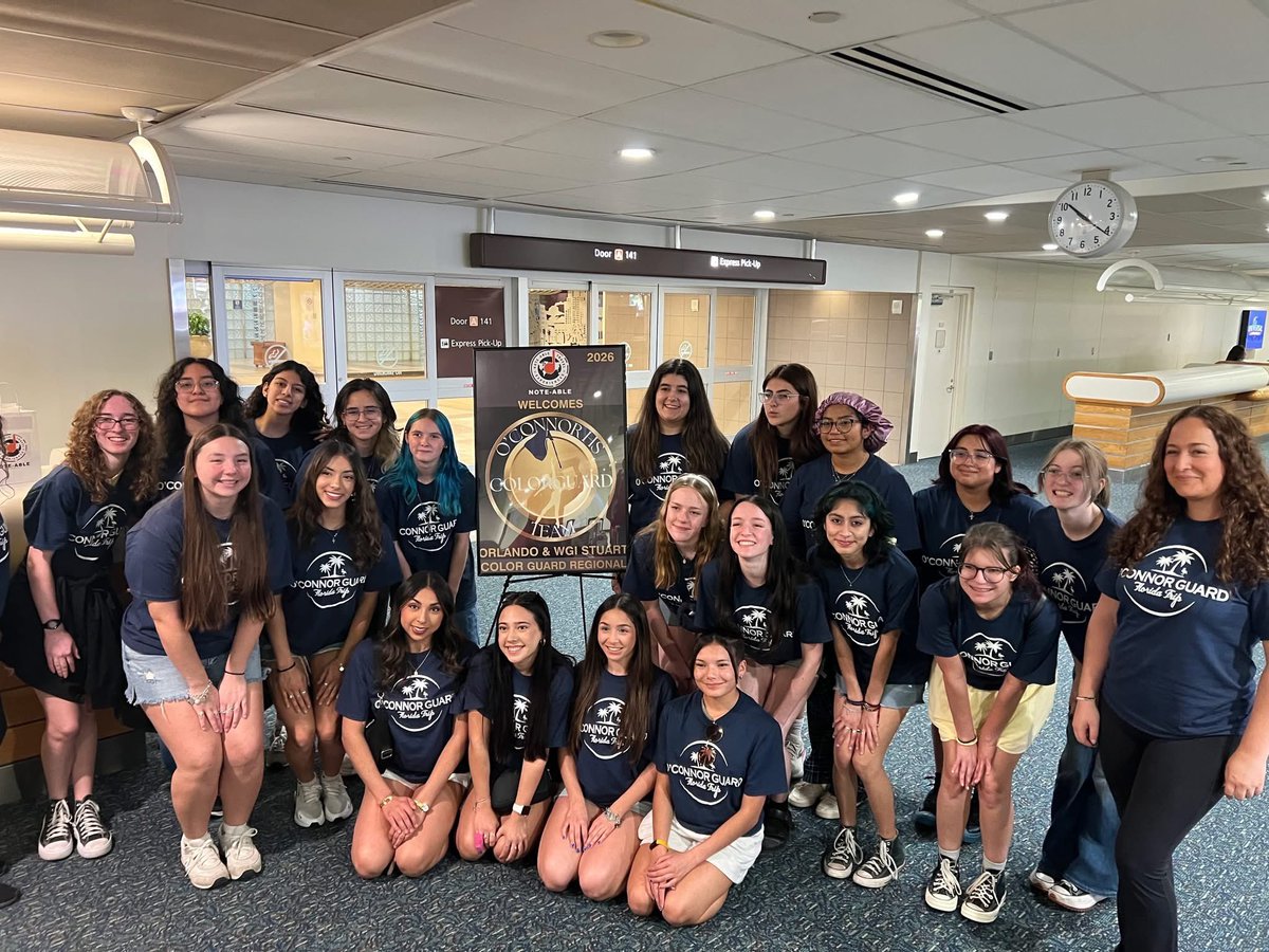 Welcome <a href="/OCPantherBand/">OC Panther Band</a>’s Varsity Guard! 

Upon arrival, Team NTE was at MCO to welcome them in Red Jacket style. After receiving snacks &amp; water, they are off to Universal Orlando for 3 days of Epic fun before heading to Stuart FL to compete in the WGI Color Guard Regionals.