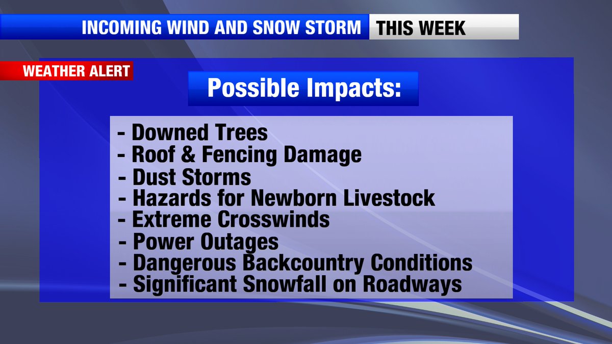 AlainaMargoTV's tweet image. Major storm brings severe wind and heavy snow to parts of Montana. Make sure you have an emergency kit packed for pass travel. Secure loose items in the yard ahead of gusty conditions. #WEATHERALERT
#NonStopLocal #mtwx