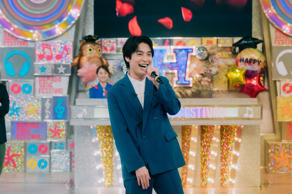 ookami_tbs's tweet photo. 🪩明日よる7時🪩
#ハマダ歌謡祭
🌸卒業ソングSP🌸

#増田貴久 #NEWS 
#ジェシー #SixTONES 
#海宝直人
#王林 
#白石まゆみ #塩川莉世 #SWEETSTEADY

#オオカミ少年 #浜田雅功 https://t.co/FqhP75UUQy