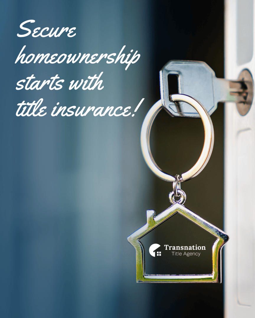 TransnationT's tweet photo. Title insurance safeguards homeowners, strengthens the lending process and supports housing affordability. It’s an essential layer of protection, especially as policymakers work on solutions to today’s housing challenges.

💡 Learn more at https://t.co/d3n4Vioq8i. https://t.co/bkNSogAbYY