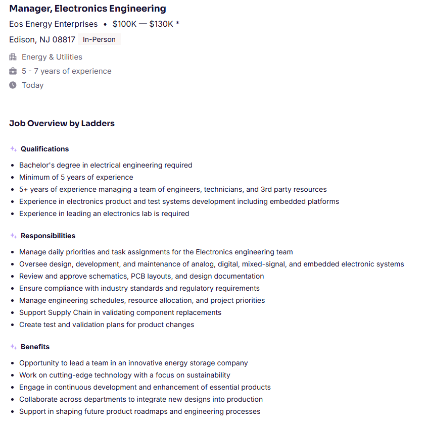 EU_Debt_Clock's tweet photo. $eose posting: "Manager, Electronics Engineering"
Why this role, now? At this level?
#breadcrumbs #restoringFaith #executing
👉 Eos missed 2025 guidance ($114M revenue vs. $150–160M target) due to production downtime, automation quality issues, and scaling pains — despite 7x growth, ~$700M+ backlog, and DawnOS BMS launch.
Now guiding $300–400M for 2026 (tripling output) + new factory ramp!
👉 This Manager role exists now to LEAD professional electronics engineering (BMS/controls/PCBs) for reliability and manufacturability at real volume.
Electricians/technicians execute — this builds the team that prevents repeats of 2025 failures.
👉 They're scaling. Looking to execute at scale.
New warehouse, new facility, more lines — in need of a manager for all things electrical, in perpetuity, it sounds.
https://t.co/4d8342JTFT