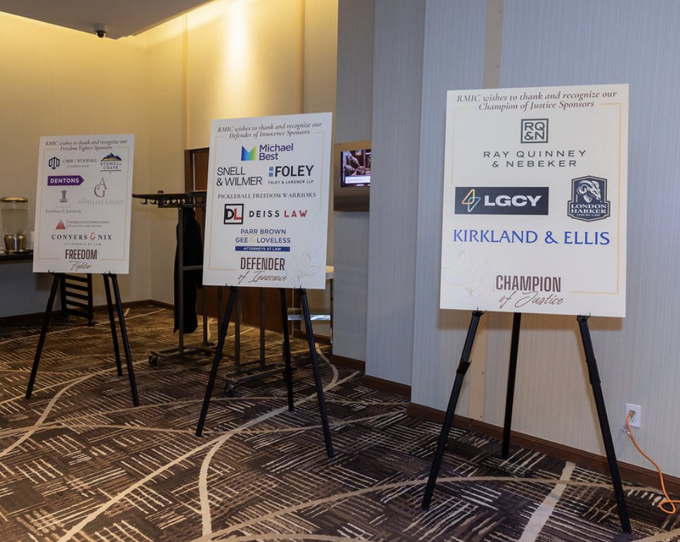 RM_Innocence's tweet photo. A final opportunity to be part of this year’s Hope for the Innocent Breakfast.
Each year, this gathering brings together a select group of legal leaders, advocates, and community partners committed to protecting the integrity of our legal system. https://t.co/NJOK5FvDxn