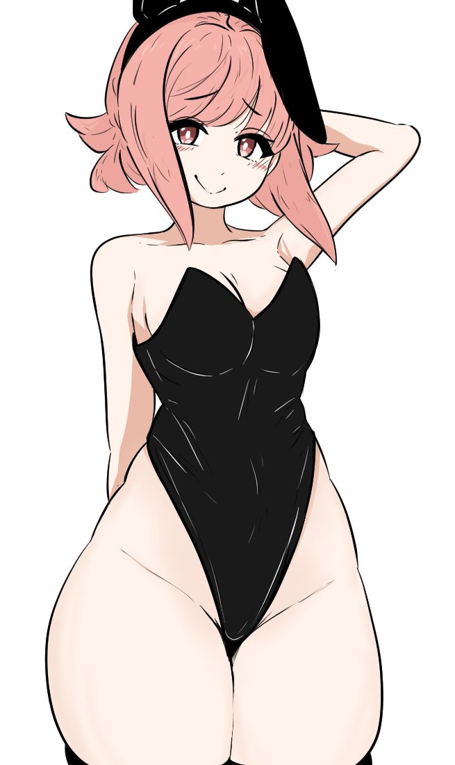 felt like drawing a quick thick bunny sakura after work